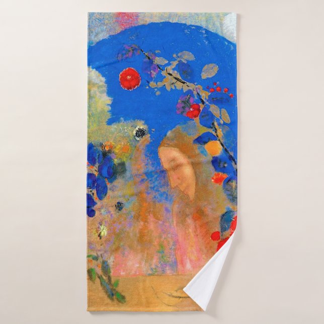 Profile beneath an Arch, Redon Bath Towel (Bath Towel)