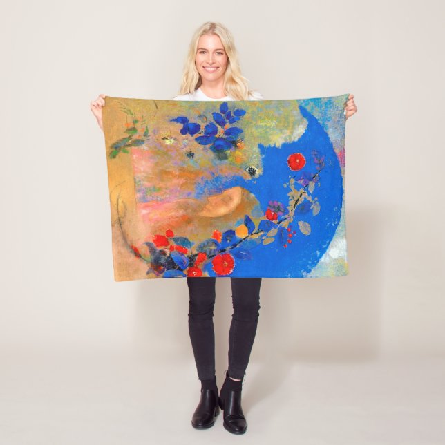 Profile beneath an Arch, Redon Fleece Blanket (In Situ)