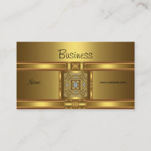Profile Business Card Gold on Gold  Jewel