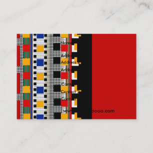 Profile Card Business Mexican Pattern - Customised