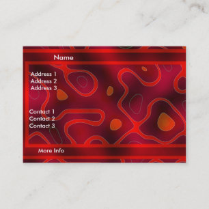 Profile Card Business Red Double Mix