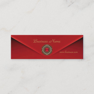 Profile Card Business Red Velvet Jewel