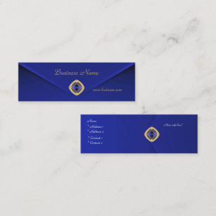 Profile Card Business Rich Blue Velvet Jewel 2