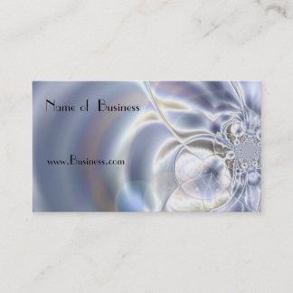 Profile Card Business Silver Foil Pearl 2