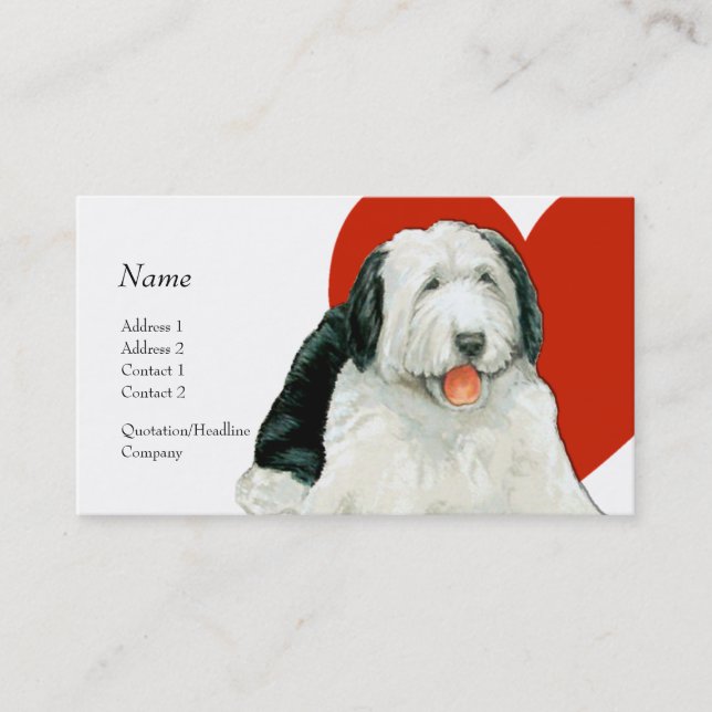 Profile Card - Sheepdog (Front)