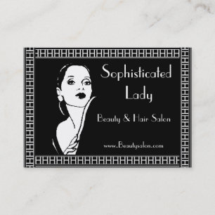 Profile Card Sophisticated Lady Beauty Hair Salon