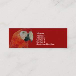Profile Card Template - Macaw