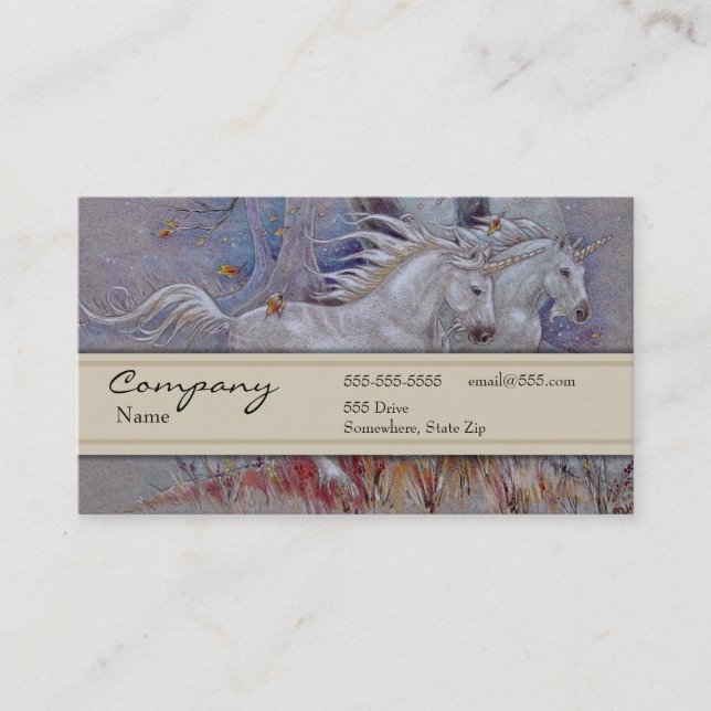 Profile Card - Unicorn (Front)