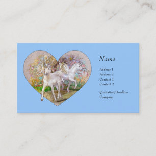 Profile Card - Unicorn Pegasus Heart