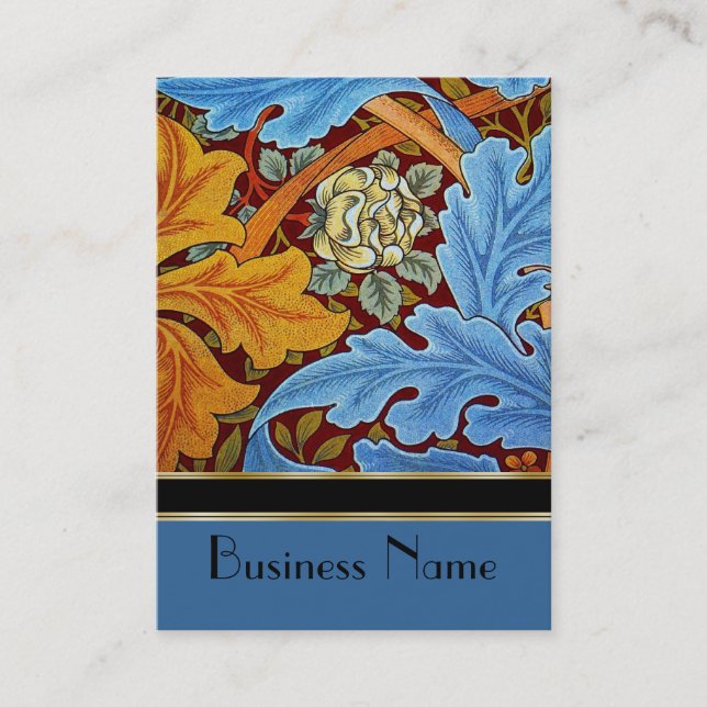Profile Card Vintage Print William Morris (Front)
