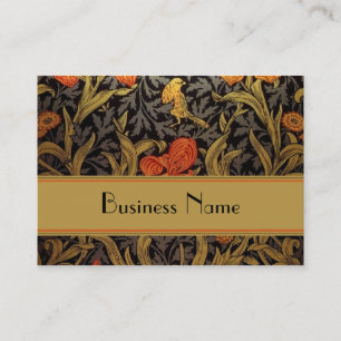 Profile Card Vintage Print William Morris
