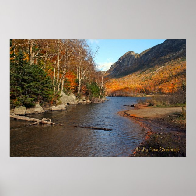 Profile Lake, New Hampshire Print (Front)