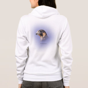 Profile of a Juvenile Peregrine Falcon Hoodie