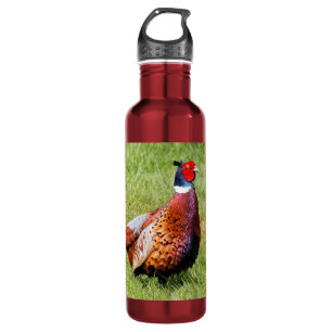 Profile of a Ring-Necked Pheasant 710 Ml Water Bottle