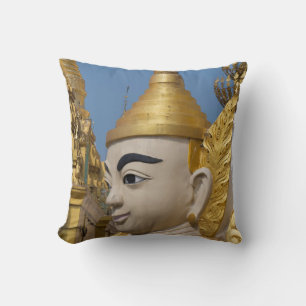Profile Of Buddha Statue Cushion