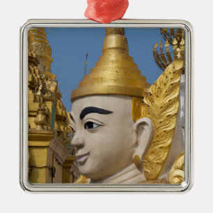 Profile Of Buddha Statue Metal Tree Decoration
