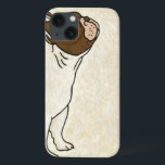 Profile of French Bulldog Looking Up iPhone 13 Case<br><div class="desc">Chariklia Zarris knows how to capture the best emotion in each of her drawings. It is no exception in this simple and contemporary drawing of a French bulldog.  Get this cool dog-themed image on your Zazzle product today.</div>