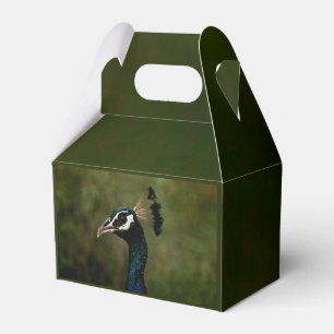 Profile of Peacock Favour Box