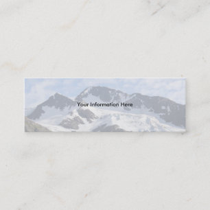 profile or business card, Landscape Mini Business Card