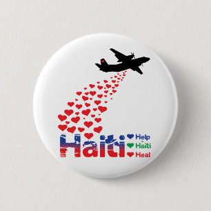 Profit to - Haiti Air Drop - Round Button