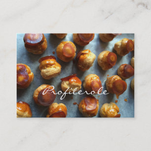 Profiterole Tea Salon Business Cards