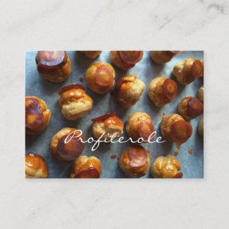 Profiterole Tea Salon Business Cards