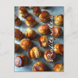 Profiteroles Caramel Postcard