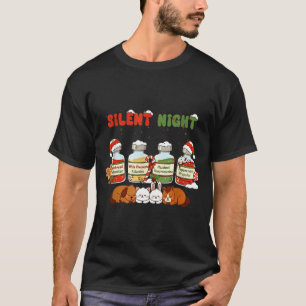 Profol Silent Night Funny Vet Tech Christmas  T-Shirt