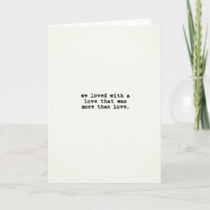 Profound Love Card