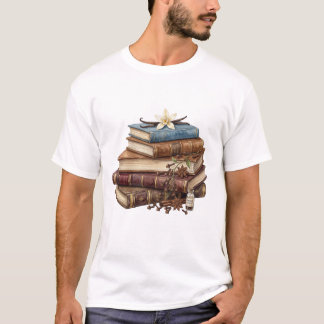 Profumo di Libri e Spezie Antiche - Acquerello T-Shirt