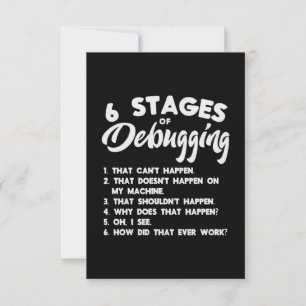 Progammer 6 Stages Of Debugging RSVP Card