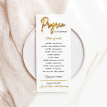 Program - 3d Gold Tex Minimalist Design