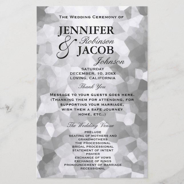 Program | Crystal Silver (Front)