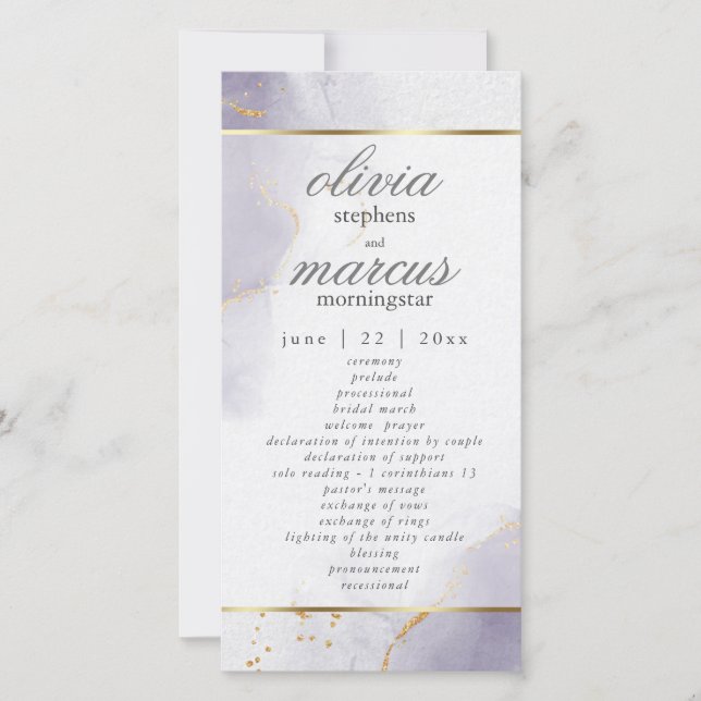 Program  Gold Dusty Plum Purple (Front)