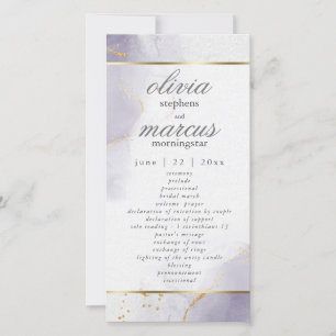 Program  Gold Dusty Plum Purple