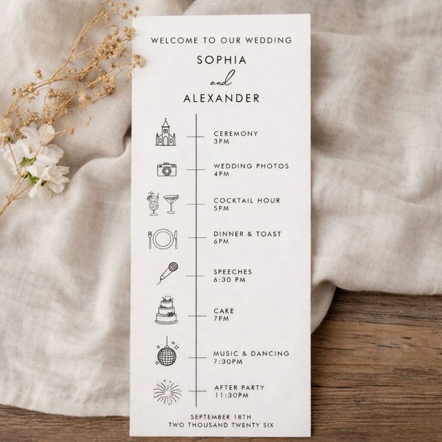 Program Modern Wedding. Programme (Creator Uploaded)