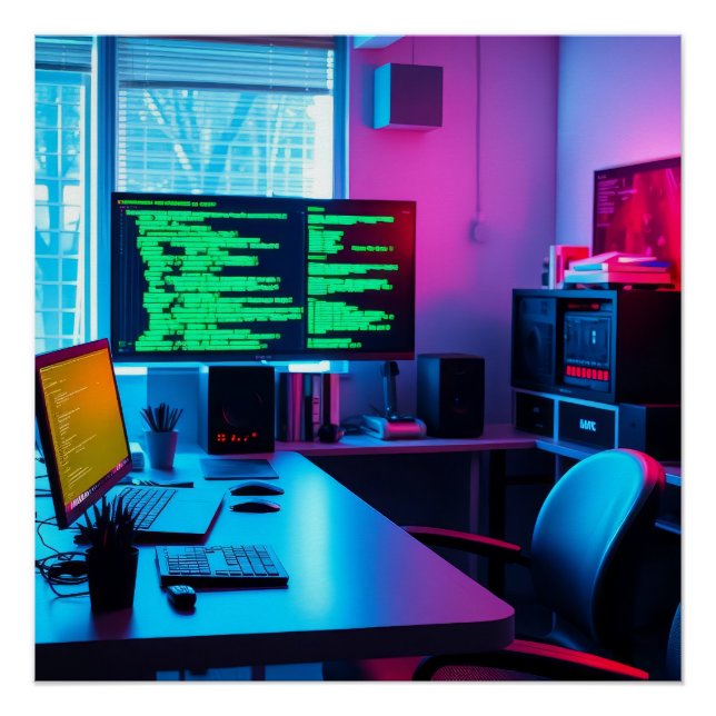 Programing computers poster (Front)