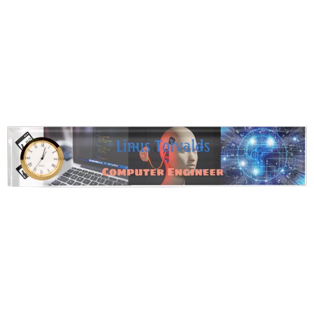 Programing Language Computer Engineer  Nameplate (Front)