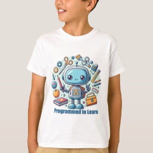 Programmed to Learn – Robot T-Shirt