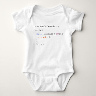 Programmer And Developer Funny Newborn Code Saying Baby Bodysuit