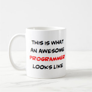 programmer, awesome coffee mug