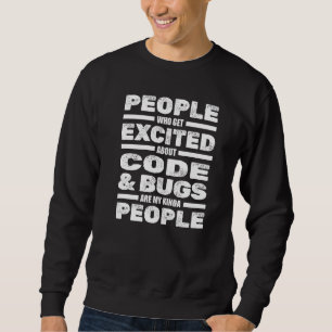 Programmer Code Bugs Developer Software Programmi Sweatshirt