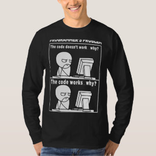 Programmer  Code Works Why Meme T-Shirt