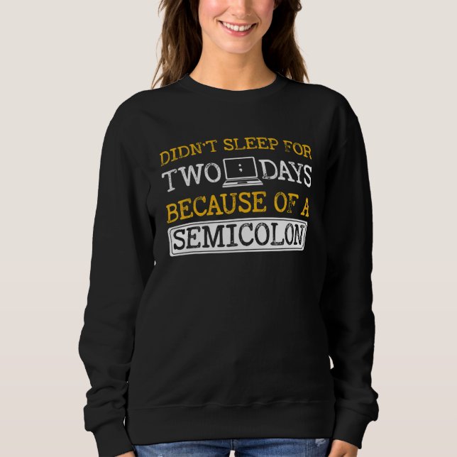 Programmer Computer Software Engineer Web Develope Sweatshirt (Front)