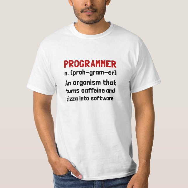 Programmer Definition T-Shirt (Front)