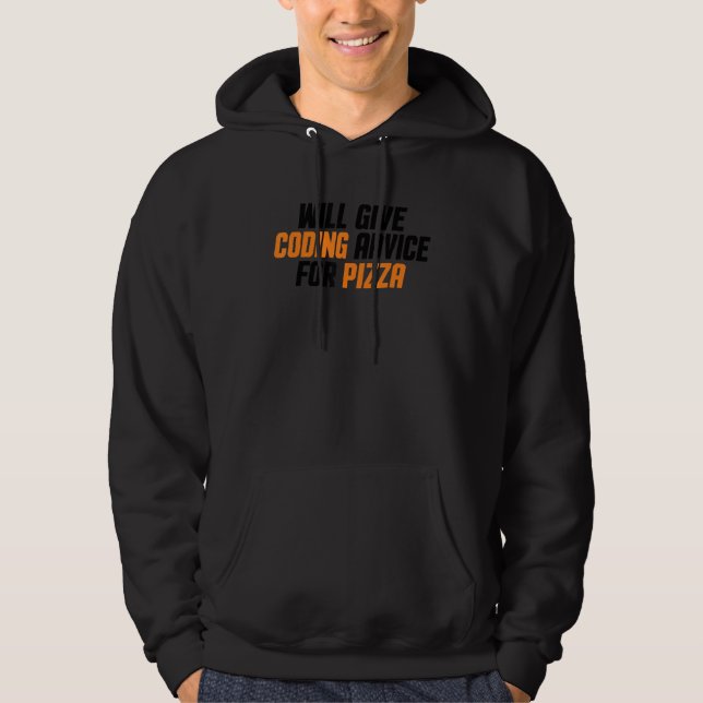 Programmer Developer  Funny Give Coding Advice For Hoodie (Front)