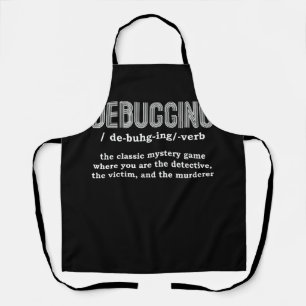 Programmer Developer Software Engineer Debugging D Apron