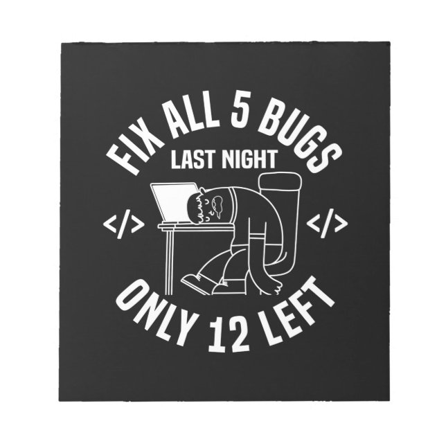 Programmer Fix All 5 Bugs Notepad (Front)