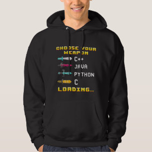 Programmer Geek Java C Python Computer IT Nerd Hoodie