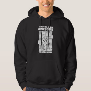 Programmer Girl Coding Software Engineer Develope Hoodie